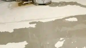 water leak on basement floor